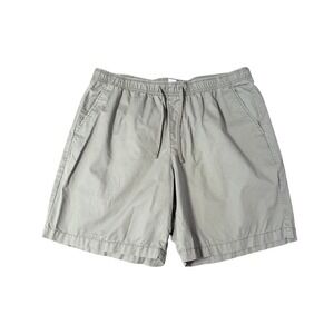 Gap 8 Inch Easy‎ Shorts Mens XL Green 100% Cotton Casual Pull On Pockets
